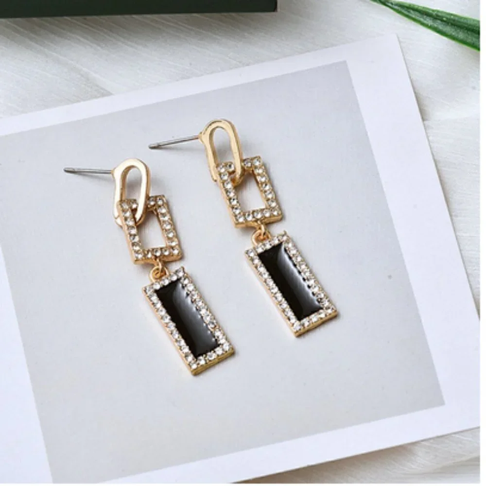 Boho fashion crystal gypsy earrings jewelry
